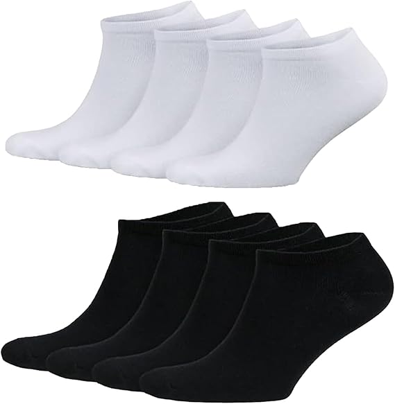 Molten Creek® Low Cut Ankle Socks, No Show Shorts Socks, Breathable, Sports Casual Cotton Socks, Solid Pattern, Lightweight, 12 Pairs