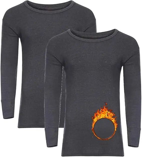 Molten Creek® Men's Thermal Long and Short Sleeve Top, Stay Dry and Comfortable, Snug and Slimming Fit, Pack of 2 Molten Creek