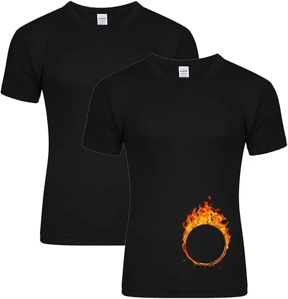 Molten Creek® Men's Thermal Long and Short Sleeve Top, Stay Dry and Comfortable, Snug and Slimming Fit, Pack of 2 Molten Creek