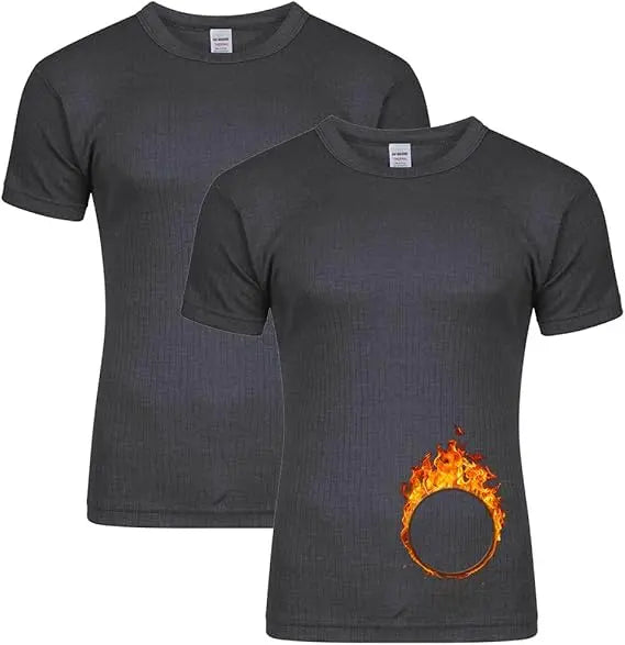 Molten Creek® Men's Thermal Long and Short Sleeve Top, Stay Dry and Comfortable, Snug and Slimming Fit, Pack of 2 Molten Creek