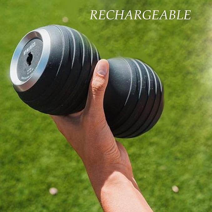 Molten Creek® Double Barrel Body Massager, Rechargeable Battery, Reduce Muscle Stiffness, Promotes Relaxation, Ideal for Both Post-Workout Recovery and Everyday Stress Relief