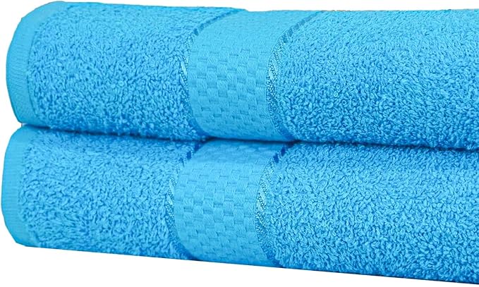 Molten Creek® Bath Sheets, 100% Egyptian Cotton, Super Soft Towel, 500 GSM, Classic Look, High Absorbency and Durability, Extra Large Bath Towels, 80 x 140 cm