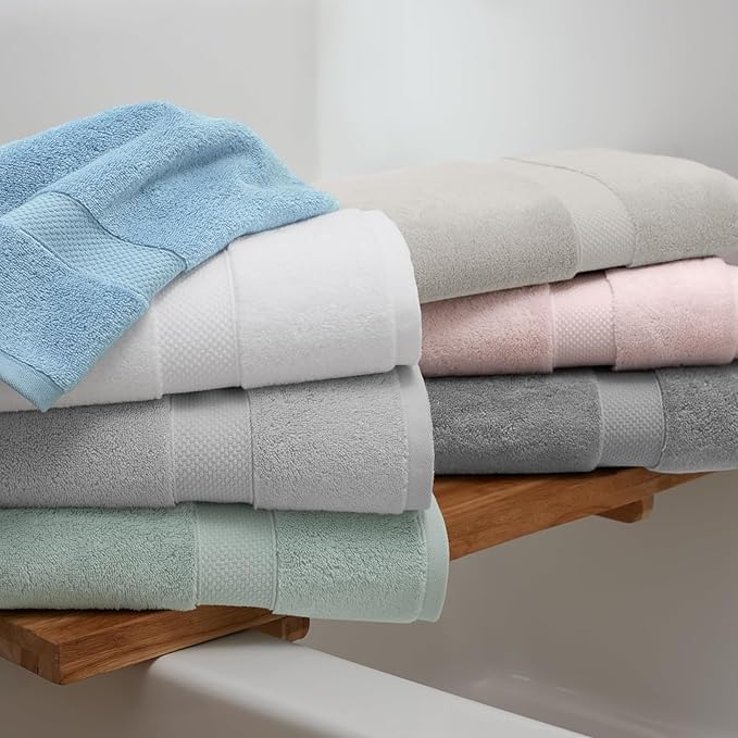 Molten Creek® Bath Sheets, 100% Egyptian Cotton, Super Soft Towel, 500 GSM, Classic Look, High Absorbency and Durability, Extra Large Bath Towels, 80 x 140 cm