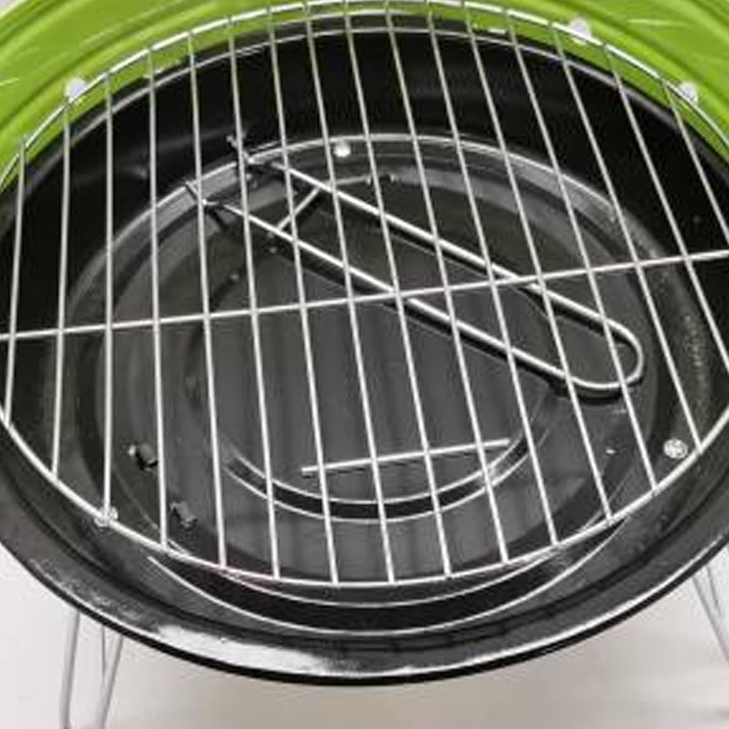 Molten Creek® Barbecue Grill BBQ Portable Charcoal Cooking Grill, Efficient Heat Distribution, Compact and Lightweight BBQ, Outdoor Round Patio UK, 33cm