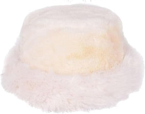 Molten Creek® Fluffy Fur Round Winter Bucket Hat, Cozy Warm and Style, Easy-to-Care-for Polyester, Eye-Catching Patterns, Essential Winter Accessory, One-Size,
