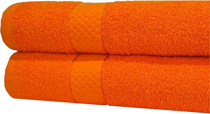 Molten Creek® Bath Sheets, 100% Egyptian Cotton, Super Soft Towel, 500 GSM, Classic Look, High Absorbency and Durability, Extra Large Bath Towels, 80 x 140 cm