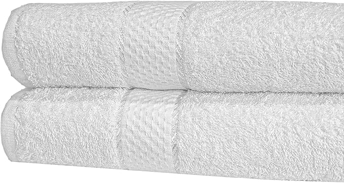 Molten Creek® Bath Sheets, 100% Egyptian Cotton, Super Soft Towel, 500 GSM, Classic Look, High Absorbency and Durability, Extra Large Bath Towels, 80 x 140 cm