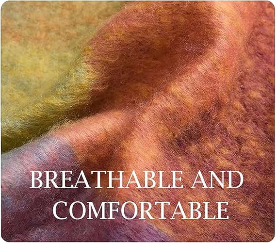Close-up of textured fabric with 'Breathable and Comfortable' text overlay