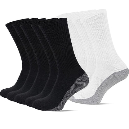Molten Creek®  10 Pairs Men's BIG FOOT Industrial Crew Boot Work Socks Cushioned Heavy Duty Reinforced Toe & Heel UK 11-14 Molten Creek