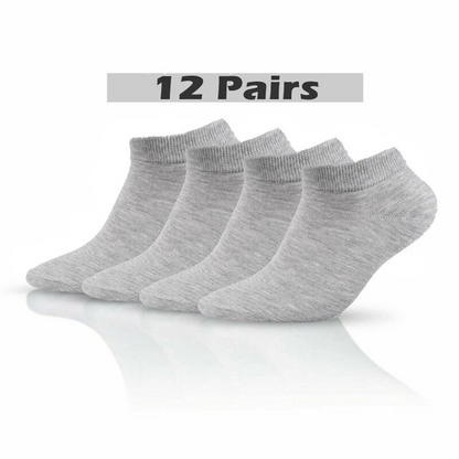 Molten Creek® Men's & Women's Trainer Liner Socks – Cotton Low Cut Invisible Sports Socks