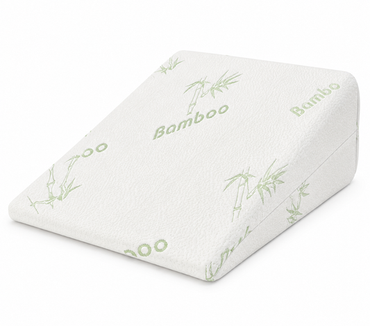 Molten Creek® Bamboo Bed Wedge Pillow – Memory Foam Support Cushion