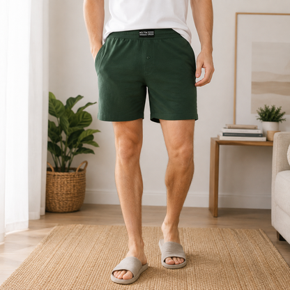 Molten Creek® Men's Plain Boxer Shorts – Cotton Blend Loose Fit Underwear, 6 Pack