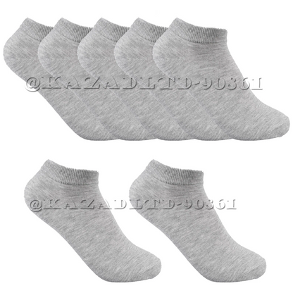 Molten Creek® Men's & Women's Trainer Liner Socks – Cotton Low Cut Invisible Sports Socks