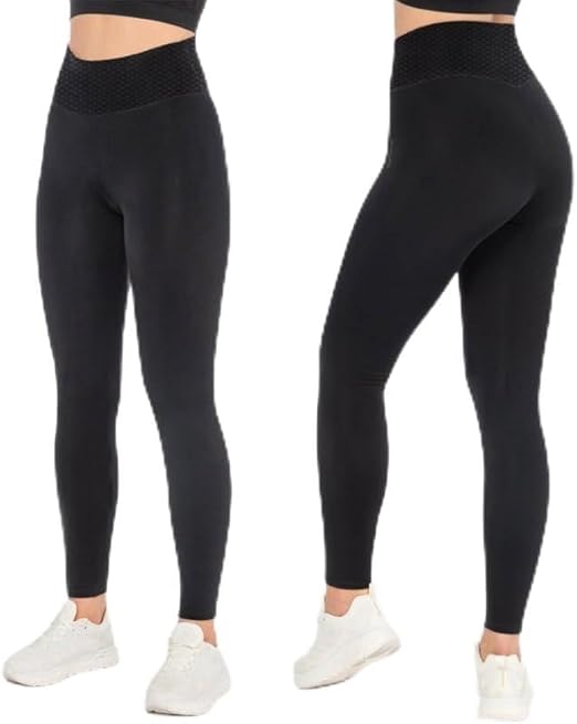 Molten Creek® 2 in 1 Leggings & Tights for Women- Soft Mesh High Waisted Tummy Control Black Leggings Seamless Sports Workout Gym Running Yoga Pants