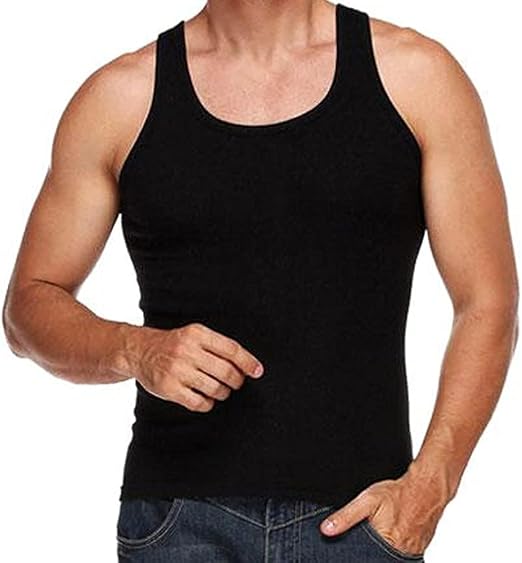Molten Creek® 6X Pack Mens Vests Classic Sports 100% Cotton Tank Tops Summer Training Gym Sports Sleeveless Casual Undershirts S-2XL Molten Creek