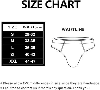 Molten Creek Men's Classic Sports S - XXL Soft Cotton Underwear Ribbed Soft Sports Slips Briefs Pants Trunk Hipster, 6 Pack Molten Creek