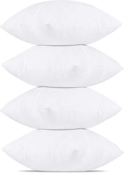 Extra Fill Plump Hollowfibre Inner Fillers, Anti-Allergy Sofa Cushion inserts Scatters, White Molten Creek