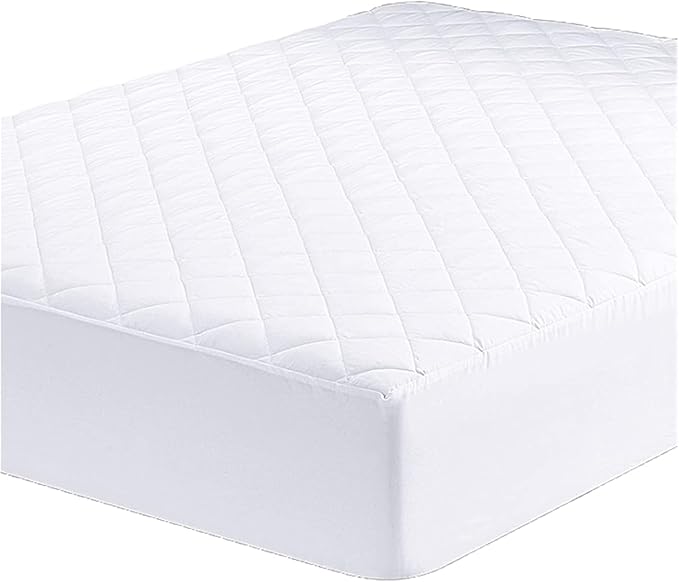 Molten Creek® Mattress Protector, Quilted Mattress Cover, Extra Deep 30 & 40cm Fitted, Breathable & Hypoallergenic, Moisture-Wicking, Washable, White ,Set of 2 Molten Creek