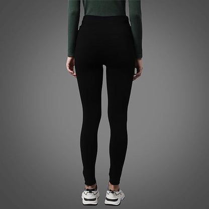 Molten Creek® Women Bamboo Leggings, High Waisted, Seamless Leggings, Comfortable Yoga Pants, Softer Than Cotton Leggings, Lightweight & Breathable, Black Molten Creek