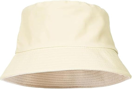 Reversible Waterproof Bucket Hat for Men & Women, Rain Hat, Lightweight & Foldable, Fishing Hat, Inner Lining, Suitable for Hiking, Outdoor Sports