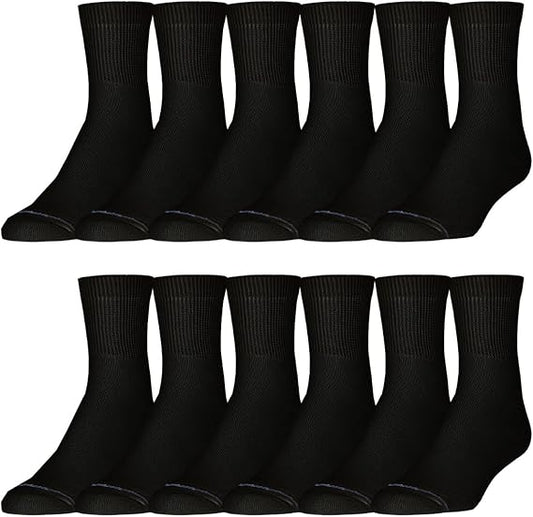 Molten Creek® Cushioned Athletic Unisex Socks, Moisture Wicking, Blister Resistance & Odour Control, Smooth Toe Seam, Pair of 6 Molten Creek