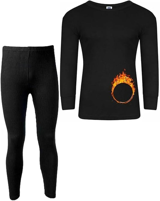 Molten Creek® Men's Thermal Underwear Set, Extra Warm Thermal, Top Bottom Long Johns Set, Vests & Trousers for Winter, Soft & Breathable, Super Stretchy Molten Creek