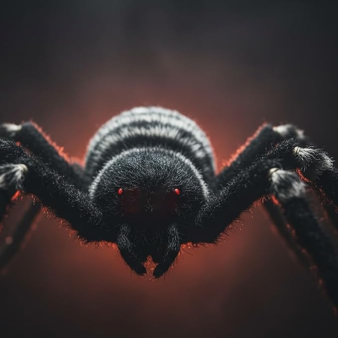 Molten Creek® Halloween Decorations Spider, Realistic Design, Durable & Flexible Material, Versatile Horror Night Party Accessory, Lightweight & Easy To Use Molten Creek
