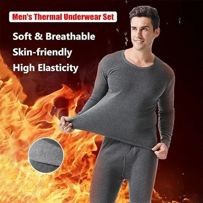 Molten Creek® Men's Thermal Long and Short Sleeve Top, Stay Dry and Comfortable, Snug and Slimming Fit, Pack of 2 Molten Creek