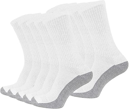 Molten Creek®  10 Pairs Men's BIG FOOT Industrial Crew Boot Work Socks Cushioned Heavy Duty Reinforced Toe & Heel UK 11-14 Molten Creek