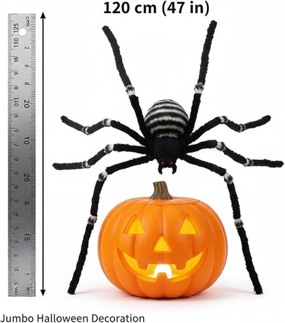 Molten Creek® Halloween Decorations Spider, Realistic Design, Durable & Flexible Material, Versatile Horror Night Party Accessory, Lightweight & Easy To Use Molten Creek