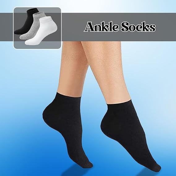Molten Creek® Trainer Ankle Socks for Men & Women, Sport Low Cut Athletic Running Socks, Soft & Durable for Training, Casual Wear, Molten Creek