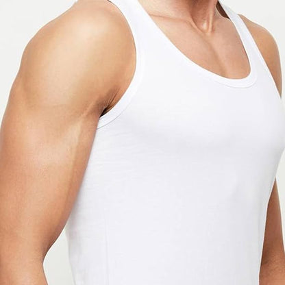 Molten Creek® 6X Pack Mens Vests Classic Sports 100% Cotton Tank Tops Summer Training Gym Sports Sleeveless Casual Undershirts S-2XL Molten Creek