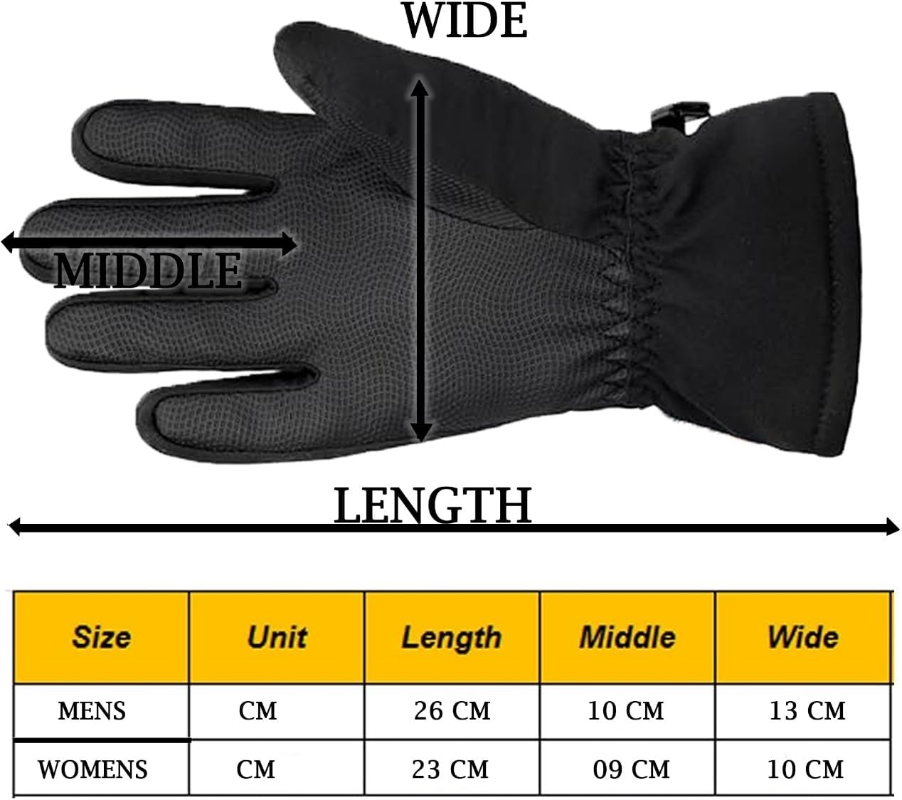 Molten Creek® Ski Waterproof Gloves, Thermal Insulation, Winter Gloves for Men and Women, Extra Warm, Thermal Gloves for Ski Snowboard, Lightweight & Durable Molten Creek