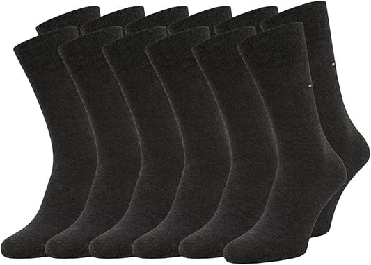 Molten Creek® Men’s Classic Crew Socks, Rib Knit Cuffs, Breathable, Super Smooth, Flat Logo Detailing, Dress Sock Design, Size 6-11, 6 Pairs Molten Creek