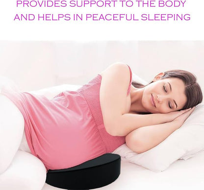 Molten Creek® Pregnancy Wedge Pillow for Maternity, Memory Foam Maternity Pillow Support for Body, Belly, Back, Knees, Side Sleeping, Removable Cover, Lightweight Molten Creek