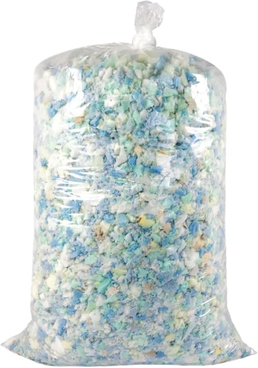 Molten Creek® Shredded Foam Crumbs, Seating Transformation, Fluffy Furniture Accessory, No Stuffiness, Promotes Airflow, Hypoallergenic, Long-Lasting Comfort, Plush Experience Molten Creek