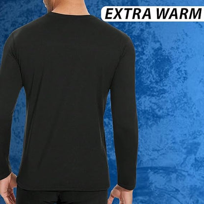 Molten Creek® Men's Thermal Underwear Set, Extra Warm Thermal, Top Bottom Long Johns Set, Vests & Trousers for Winter, Soft & Breathable, Super Stretchy Molten Creek