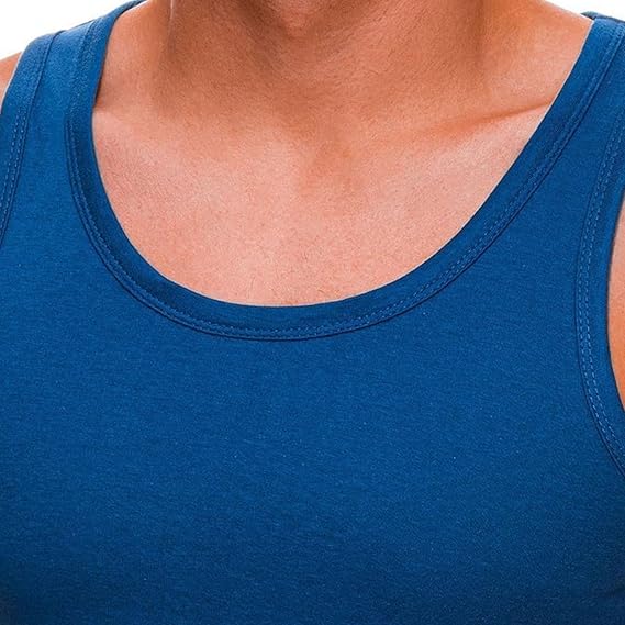 Molten Creek® 6X Pack Mens Vests Classic Sports 100% Cotton Tank Tops Summer Training Gym Sports Sleeveless Casual Undershirts S-2XL Molten Creek