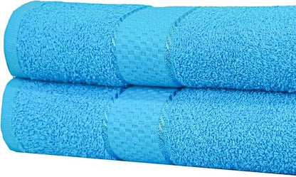 Molten Creek® Bath Sheets, 100% Egyptian Cotton, Super Soft Towel, 500 GSM, Classic Look, High Absorbency and Durability, Extra Large Bath Towels, 80 x 140 cm