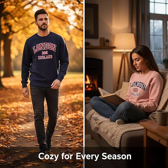 Molten Creek® Adults Sweatshirt, Warmth And Durable, Breathable, Ribbed Cuff, Crew-Ribbed, Collar, Anti-Pil Fabric, Lightweight And Flexible, Unisex Molten Creek