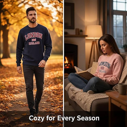 Molten Creek® Adults Sweatshirt, Warmth And Durable, Breathable, Ribbed Cuff, Crew-Ribbed, Collar, Anti-Pil Fabric, Lightweight And Flexible, Unisex Molten Creek