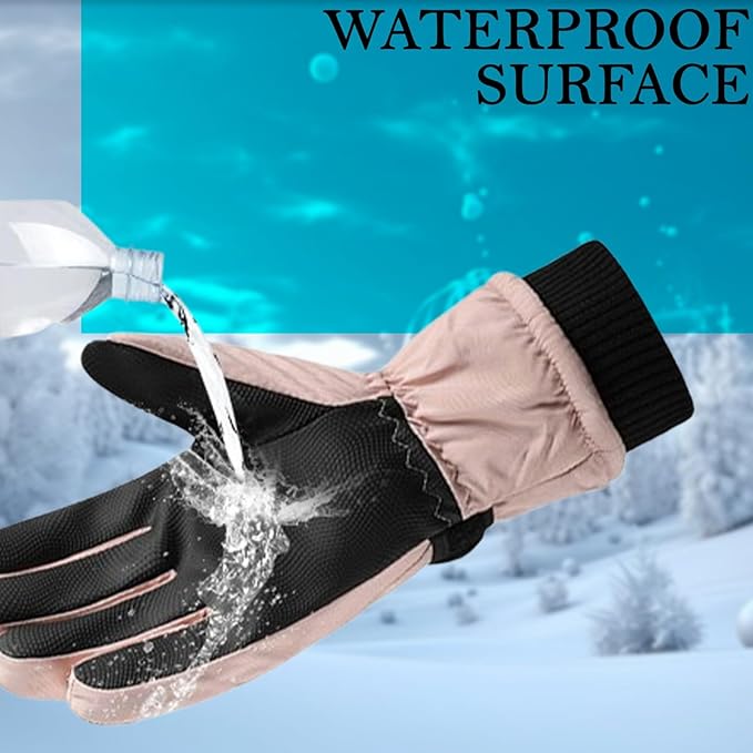 Molten Creek® Ski Waterproof Gloves, Thermal Insulation, Winter Gloves for Men and Women, Extra Warm, Thermal Gloves for Ski Snowboard, Lightweight & Durable Molten Creek