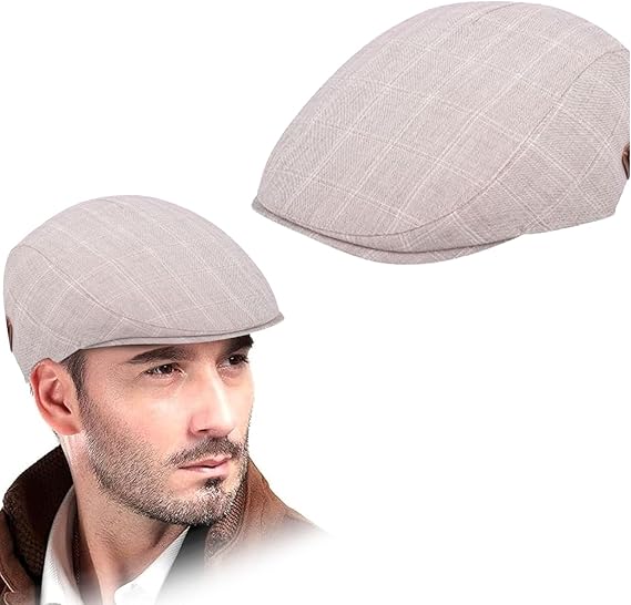 Men's Flat Hat, Cotton Summer Hat, Various Patterns, Breathable & Lightweight, Stylish Design, Moisture-Wicking, Best Gift for Men, One Size Molten Creek