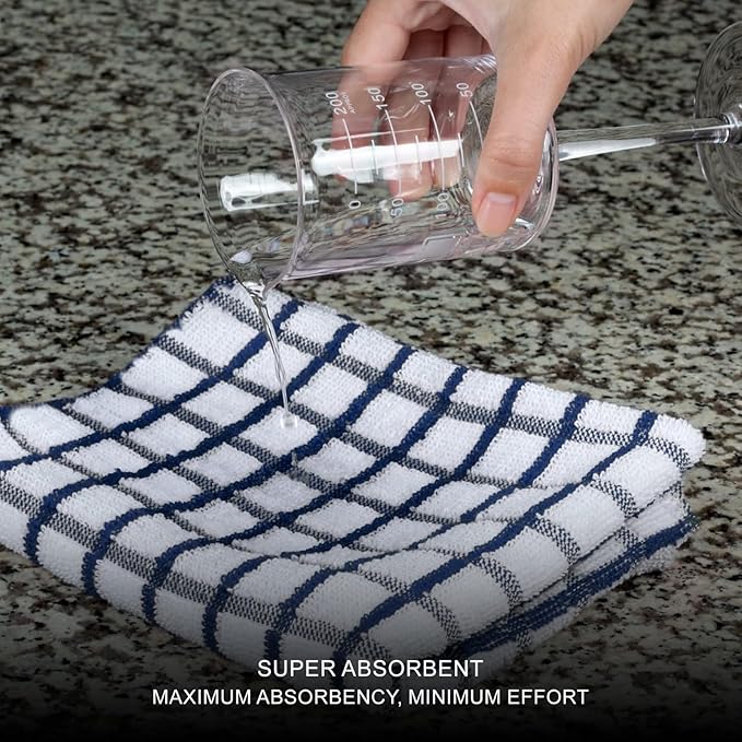 towel absorbing water