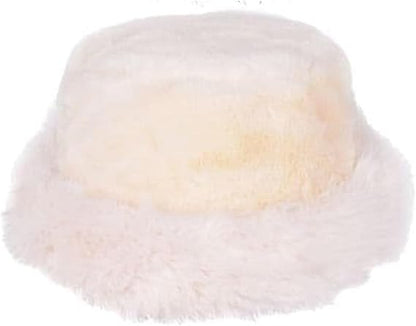 Molten Creek® Fluffy Fur Round Winter Bucket Hat, Cozy Warm and Style, Easy-to-Care-for Polyester, Eye-Catching Patterns, Essential Winter Accessory, One-Size,