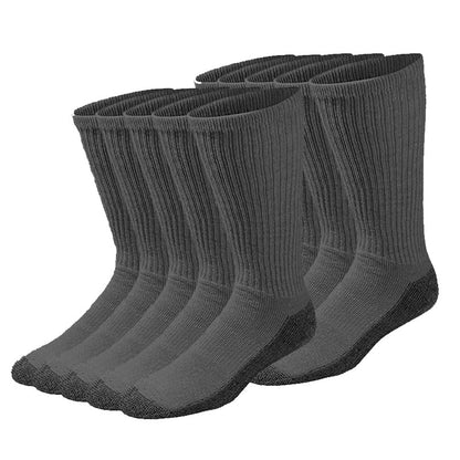 Molten Creek®  20 Pairs Men's Industrial Crew Boot Work Socks Cushioned Heavy Duty Reinforced Heel & Toe UK 6-11 - Molten Creek
