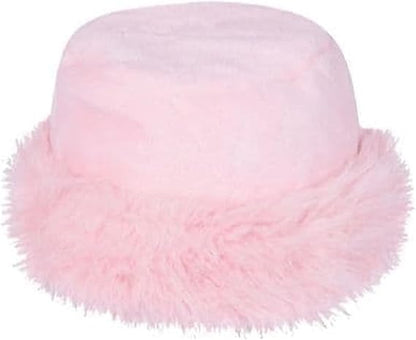 Molten Creek® Fluffy Fur Round Winter Bucket Hat, Cozy Warm and Style, Easy-to-Care-for Polyester, Eye-Catching Patterns, Essential Winter Accessory, One-Size,