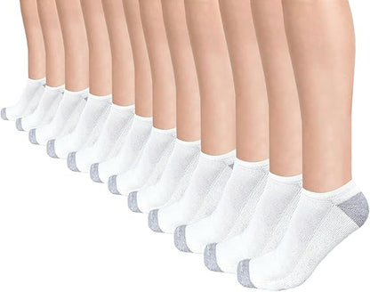 Molten Creek® Women’s Soft Cushioned Trainer Socks, Cotton Rich Ankle Socks, Lightweight & Comfortable, Ideal for Sports or Casual Wear, 4-7 Molten Creek