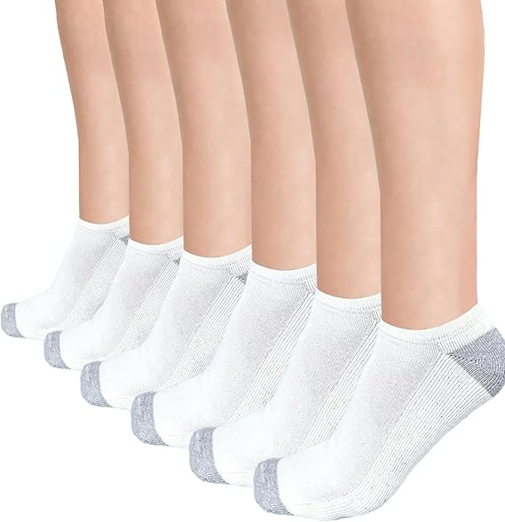 Molten Creek® Women’s Soft Cushioned Trainer Socks, Cotton Rich Ankle Socks, Lightweight & Comfortable, Ideal for Sports or Casual Wear, 4-7 Molten Creek